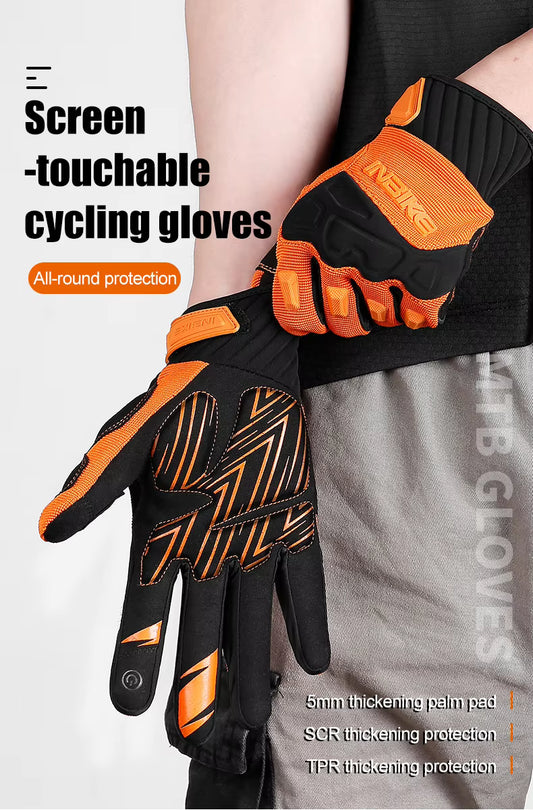 Peak Zenith Men's Cycling Gloves – Touchscreen MTB Bike Gloves